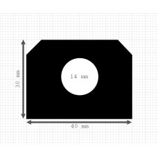 Luikenpakking | EPDM | 40 x 30 mm